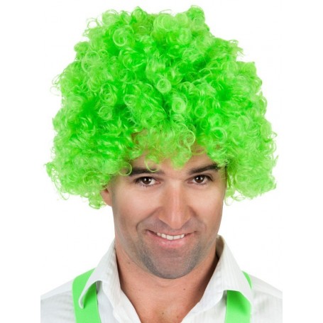 Afro Green Wig