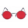 Lennon Round Sunglasses - Red