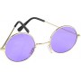 Lennon Round Sunglasses - Purple