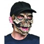 Skull Halloween Mask With Cap And Moving Mouth