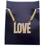 Love Necklace - Gold Plastic
