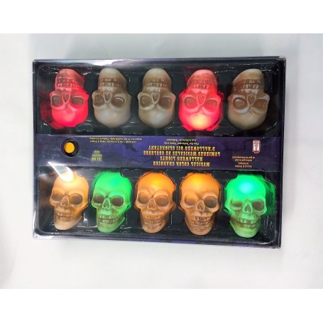 Horror Lights Skull Flashing/Music Sensor