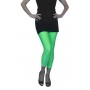 Lycra Footless Tights - Neon Green