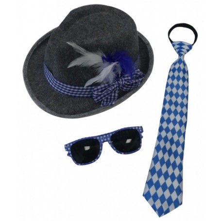 Oktoberfest Set - Glasses, Tie & Hat