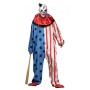 Evil Clown Collared Mens Costume