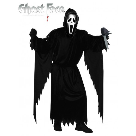 Scream Ghost Face with Robe Adult Costume