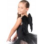 Small Feather Angel Wings - Black