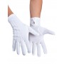 Short White Gloves - Medium