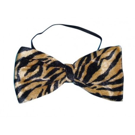 Tiger Print Bow Tie