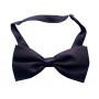 Black Satin Adjustable Bow Tie