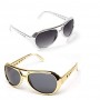 Elvis glasses in Silver and Gold