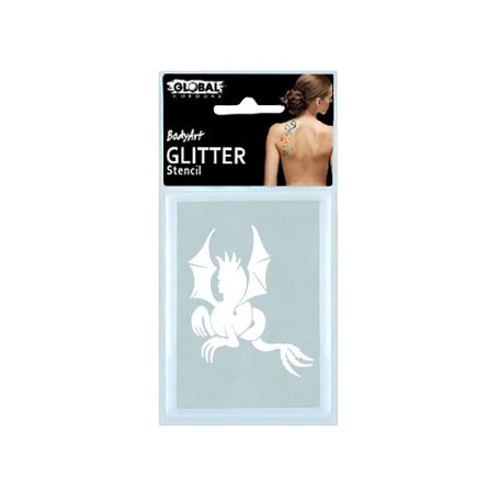 Global Glitter Tattoo Stencil - GS17