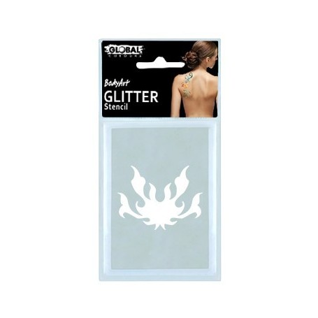 Global Glitter Tattoo Stencil - GS14