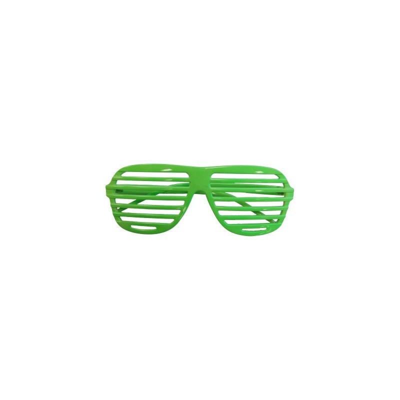Forum Novelties Inc 80's Neon Green Slot Adult Glasses 