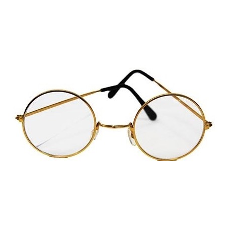 Lennon (Santa) Round Sunglasses - Clear