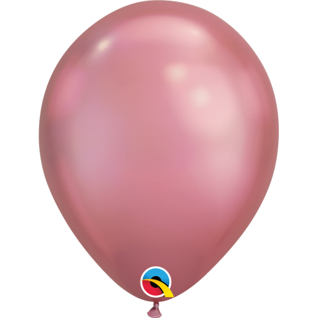 Qualatex 11" Round Latex Balloon - Chrome Mauve