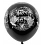 Happy Halloween Spider Web Printed Latex 12" Balloons - 10pk