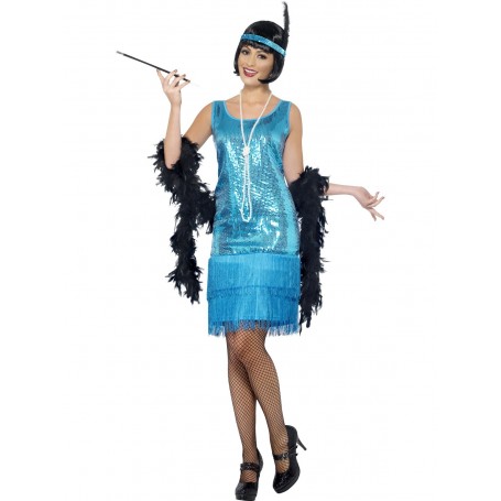 20s Gatsby Flirty Flapper Costume - Large