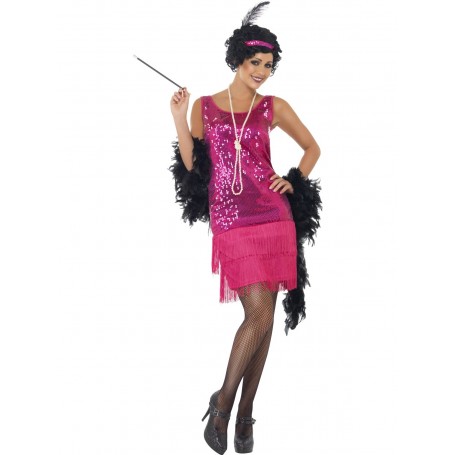 20s Gatsby Funtime Flapper Costume - Large