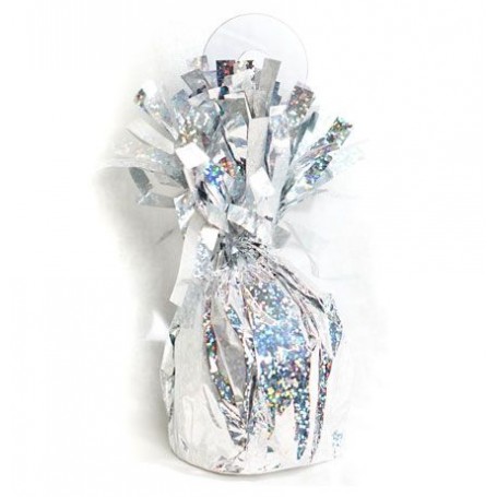 Foil Balloon Weight Pudding - Prismatic Silver