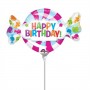 Sweet Shop Birthday Anagram Mini Foil Shape - 14" (Air-Fill Only)