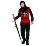 Medieval Knight Red & Black Costume