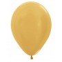 Sempertex 12" Round Latex Balloon - Metallic Gold