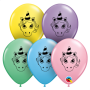 Qualatex 5" Mini Latex Balloon - Unicorn Head Pastel Mix