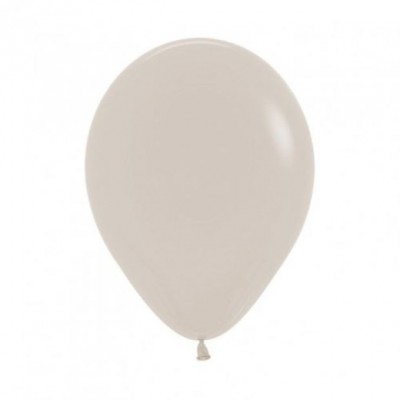 Sempertex 12" Latex Balloons - Fashion White Sand