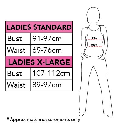 ladies size chart